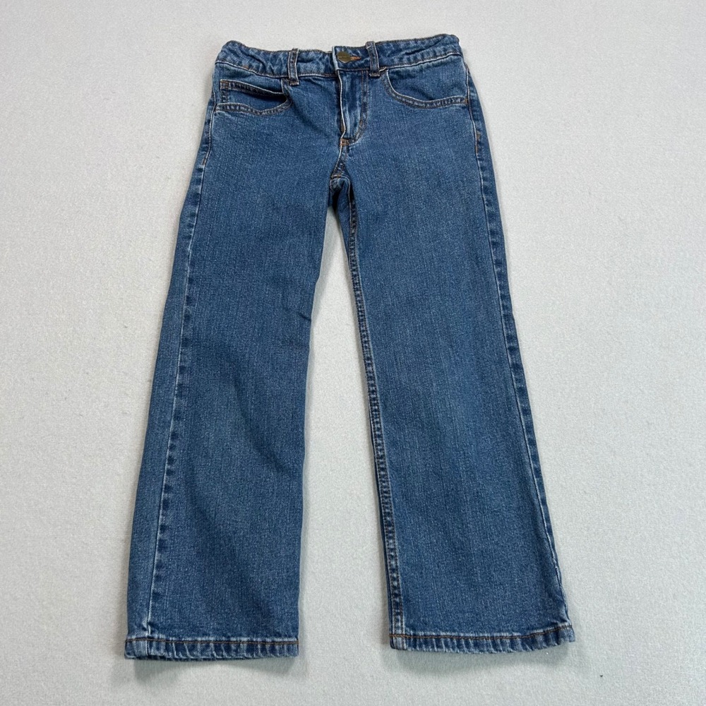 Carhartt Boys Blue Straight Leg Denim Jeans Size 8 BD8374-B